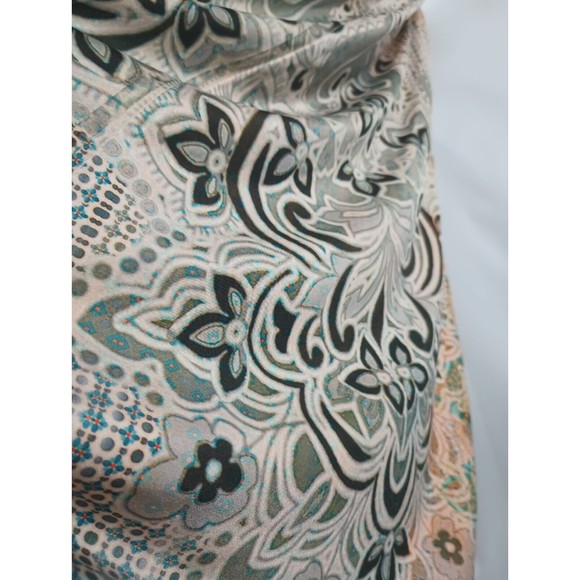 Apt 9 Women Sz L Empire Sleeveless Floral Studded Neckline A Line Flowing Dress - Picture 14 of 16